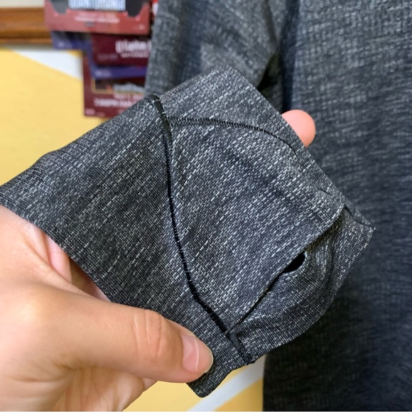 Lululemon Swiftly Speed Long Sleeve Black / Deep Coal / White / Titanium - Picture 4 of 7